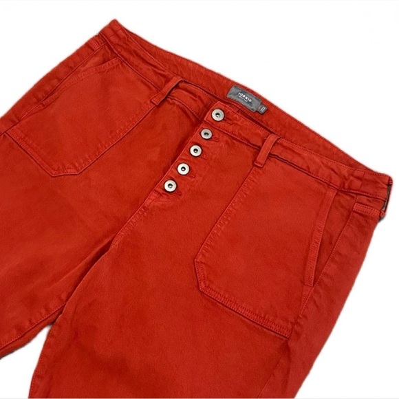 Torrid‎ Mom Straight Vintage Stretch High Rise Jean Orange Plus Sz 16S - Picture 3 of 7